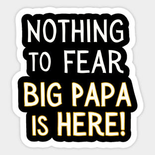 Funny Dad Big Papa Sticker